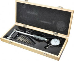 Fowler - 11 Anvil, 2 to 6" Dial Bore Gage - 0.0005" Graduation, Carbide Anvil - Industrial Tool & Supply