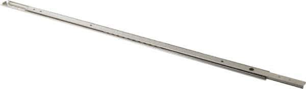 Sugatsune - 19-45/64" Slide Length, 15-9/64" Travel Length, Stainless Steel Ball Bearing Slide - 66 Lb Capacity at Full Extension - Industrial Tool & Supply