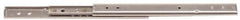 Sugatsune - 17-3/4" Slide Length, 18-31/64" Travel Length, Stainless Steel Ball Bearing Slide - 66 Lb Capacity at Full Extension - Industrial Tool & Supply