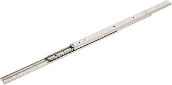 Sugatsune - 11-53/64" Slide Length, 12-31/32" Travel Length, Stainless Steel Ball Bearing Slide - 66 Lb Capacity at Full Extension - Industrial Tool & Supply