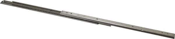 Sugatsune - 13-51/64" Slide Length, 14-35/64" Travel Length, Stainless Steel Ball Bearing Slide - 66 Lb Capacity at Full Extension - Industrial Tool & Supply