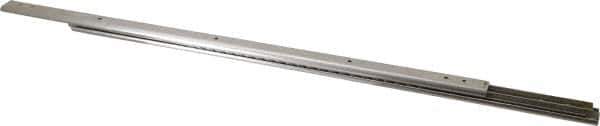 Sugatsune - 19-45/64" Slide Length, 20-27/32" Travel Length, Stainless Steel Ball Bearing Slide - 66 Lb Capacity at Full Extension - Industrial Tool & Supply