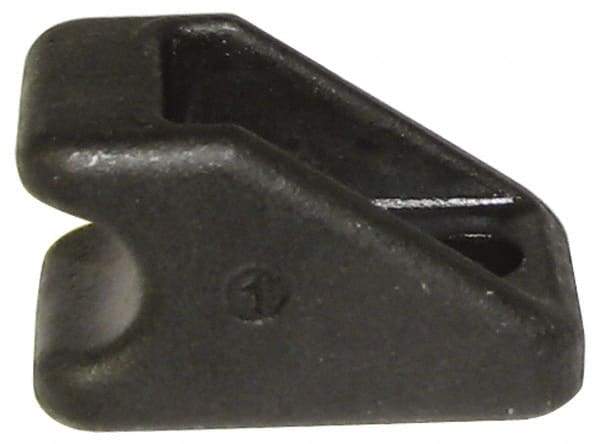 Gibraltar - 1 Lb Capacity, 0.34" Mounting Hole, Steel Clamp Latch Plate & Hook Assembly - 1.94" Base Length x 1.34" Base Width - Industrial Tool & Supply