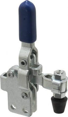 Gibraltar - 200 Lb Holding Capacity, Vertical Handle, Manual Hold Down Toggle Clamp - 64° Handle Movement, 104° Bar Opening, U-Bar, Straight Base, Carbon Steel - Industrial Tool & Supply