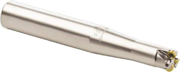 Seco - 20mm Cutting Diam, 16mm Shank Diam, 3mm Max Depth of Cut, Straight Shank Indexable Copy End Mill - 4 Inserts, RDH.. 06T1 Insert, R217.29 Toolholder, Carbide - Industrial Tool & Supply