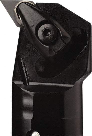 Seco - 32mm Min Bore Diam, 200mm OAL, 25mm Shank Diam, A-DDUN Indexable Boring Bar - 27mm Max Bore Depth, DNMA 1104.. Insert, Pin & Clamp Holding Method - Industrial Tool & Supply