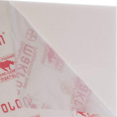 Made in USA - 1/4" Thick x 2' Wide x 51" Long, Polycarbonate Sheet - White, Rockwell R-118 Hardness, ±10% Tolerance - Industrial Tool & Supply