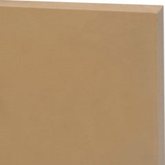 Made in USA - 1' x 1' x 1/4" Mustard Yellow Kevlar/Nylon Sheet - Industrial Tool & Supply