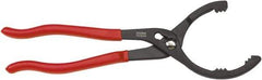 GearWrench - 2-1/2 to 3-7/8" Diam, Adjustable Oil Filter Plier - Steel, For Use with Oil Filters - Industrial Tool & Supply