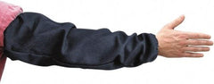 PRO-SAFE - Size Universal, Blue Denim Denim Sleeve - 23" Long Sleeve, White Serged Elastic Cuff - Industrial Tool & Supply