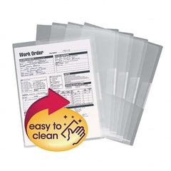 SMEAD - File Folders, Expansion Folders & Hanging Files Folder/File Type: File Jackets Color: Clear - Industrial Tool & Supply