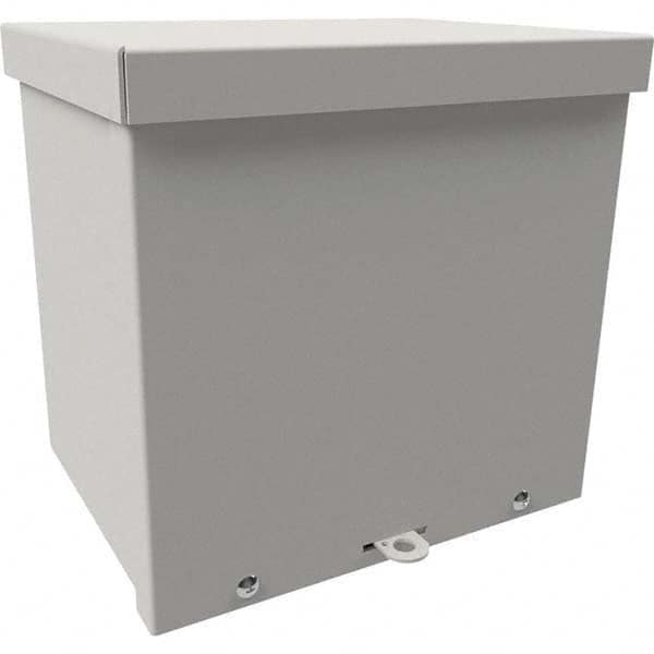 Wiegmann - NEMA 3R Steel Junction Box Enclosure with Screw Cover - Industrial Tool & Supply