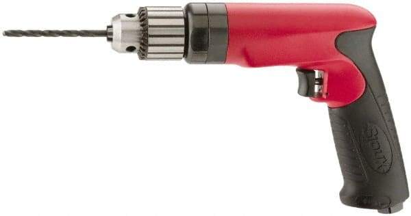 Sioux Tools - 3/8" Keyed Chuck - Pistol Grip Handle, 4,000 RPM, 14.16 LPS, 30 CFM, 1 hp - Industrial Tool & Supply