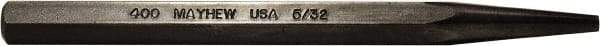 Mayhew - 5/32" Starter Punch - 5" OAL, Alloy Steel - Industrial Tool & Supply