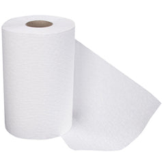 CASE OF 12 ROLLS Hardwound Roll Towel 350' White - Industrial Tool & Supply