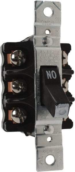 Cooper Wiring Devices - 3 Poles, 30 Amp, 3PST, NEMA, Open Toggle Manual Motor Starter - 42.93mm Wide x 44.45mm Deep x 96.77mm High, 15 hp, CSA C22.2 No. 14, NEMA 1 & UL 508 - Industrial Tool & Supply