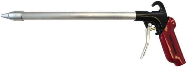 Value Collection - 120 Max psi Whisper Jet Pistol Grip Blow Gun - 1/4 NPT Inlet, 12" Tube Length, Aluminum - Industrial Tool & Supply