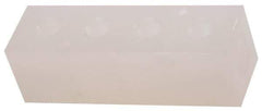 Made in USA - 1/2" Inlet, 3/8" Outlet Manifold - 4-3/4" Long x 1-1/2" Wide x 1-1/2" High, 0.2" Mount Hole, 2 Inlet Ports, 4 Outlet Ports - Industrial Tool & Supply