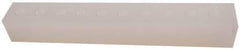 Made in USA - 1/2" Inlet, 3/8" Outlet Manifold - 10-3/4" Long x 1-1/2" Wide x 1-1/2" High, 0.2" Mount Hole, 2 Inlet Ports, 10 Outlet Ports - Industrial Tool & Supply