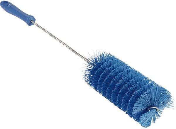 Vikan - 2-3/8" Diam Polyester Valve Brush - 19-5/8" OAL, 5-13/16" Head Length, Polypropylene & Stainless Steel Handle - Industrial Tool & Supply