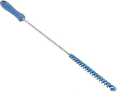 Vikan - 0.4" Diam Polyester Valve Brush - 19-5/8" OAL, 5-11/16" Head Length, Polypropylene & Stainless Steel Handle - Industrial Tool & Supply
