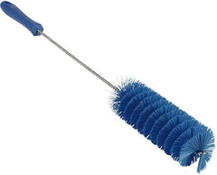Vikan - 2" Diam Polyester Valve Brush - 19-5/8" OAL, 5-15/16" Head Length, Polypropylene & Stainless Steel Handle - Industrial Tool & Supply