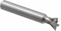 Made in USA - 3/4" Diam x 0.312" Wide Solid Carbide 60° Dovetail Cutter - Industrial Tool & Supply