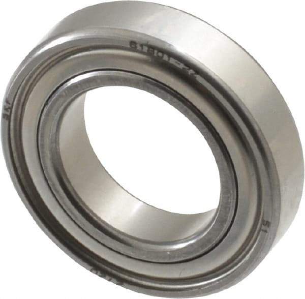 SKF - 12mm Bore Diam, 21mm OD, Double Shield Thin Section Radial Ball Bearing - 5mm Wide, 1 Row, Round Bore, 151 Lb Static Capacity, 321 Lb Dynamic Capacity - Industrial Tool & Supply