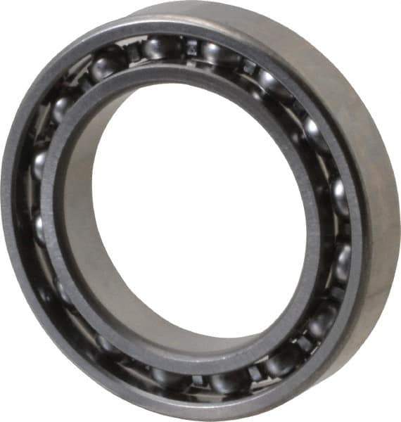 SKF - 17mm Bore Diam, 26mm OD, Open Thin Section Radial Ball Bearing - 5mm Wide, 1 Row, Round Bore, 209 Lb Static Capacity, 378 Lb Dynamic Capacity - Industrial Tool & Supply