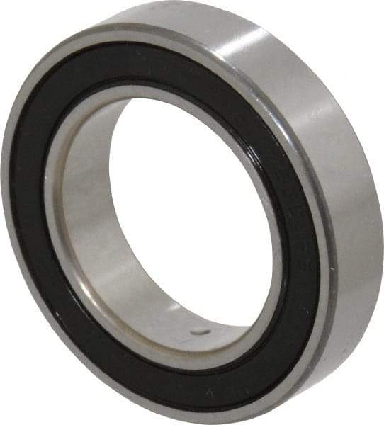 SKF - 20mm Bore Diam, 32mm OD, Double Seal Thin Section Radial Ball Bearing - 7mm Wide, 1 Row, Round Bore, 337 Lb Static Capacity, 607 Lb Dynamic Capacity - Industrial Tool & Supply