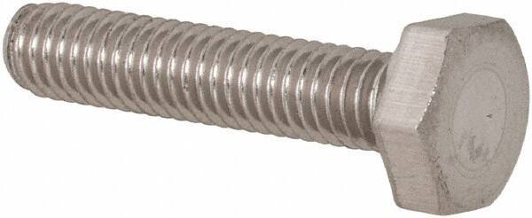 Value Collection - M3x0.50mm Metric Coarse, 14mm Length Under Head Hex Head Cap Screw - Fully Threaded, Grade 18-8 & Austenitic A2 Stainless Steel, Uncoated, 5.5mm Hex - Industrial Tool & Supply