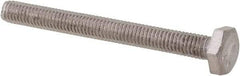 Value Collection - M3x0.50mm Metric Coarse, 30mm Length Under Head Hex Head Cap Screw - Fully Threaded, Grade 18-8 & Austenitic A2 Stainless Steel, Uncoated, 5.5mm Hex - Industrial Tool & Supply