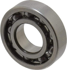 SKF - 10mm Bore Diam, 22mm OD, Open Thin Section Radial Ball Bearing - 6mm Wide, 1 Row, Round Bore, 169 Lb Static Capacity, 438 Lb Dynamic Capacity - Industrial Tool & Supply