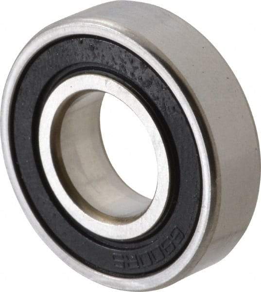 SKF - 10mm Bore Diam, 22mm OD, Double Seal Thin Section Radial Ball Bearing - 6mm Wide, 1 Row, Round Bore, 169 Lb Static Capacity, 438 Lb Dynamic Capacity - Industrial Tool & Supply