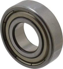 SKF - 10mm Bore Diam, 22mm OD, Double Shield Thin Section Radial Ball Bearing - 6mm Wide, 1 Row, Round Bore, 169 Lb Static Capacity, 438 Lb Dynamic Capacity - Industrial Tool & Supply