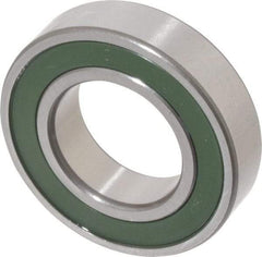 SKF - 15mm Bore Diam, 28mm OD, Double Seal Thin Section Radial Ball Bearing - 7mm Wide, 1 Row, Round Bore, 459 Lb Static Capacity, 906 Lb Dynamic Capacity - Industrial Tool & Supply