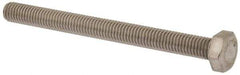 Value Collection - M8x1.25mm Metric Coarse, 90mm Length Under Head Hex Head Cap Screw - Fully Threaded, Grade 18-8 & Austenitic A2 Stainless Steel, Uncoated, 13mm Hex - Industrial Tool & Supply