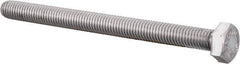 Value Collection - M8x1.25mm Metric Coarse, 100mm Length Under Head Hex Head Cap Screw - Fully Threaded, Grade 18-8 & Austenitic A2 Stainless Steel, Uncoated, 13mm Hex - Industrial Tool & Supply