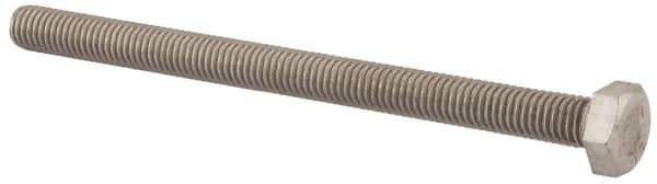 Value Collection - M8x1.25mm Metric Coarse, 110mm Length Under Head Hex Head Cap Screw - Fully Threaded, Grade 18-8 & Austenitic A2 Stainless Steel, Uncoated, 13mm Hex - Industrial Tool & Supply