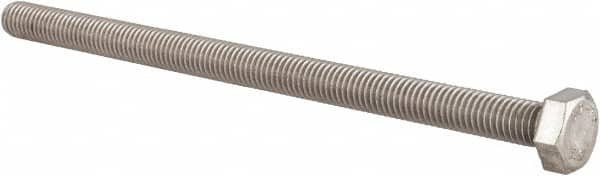 Value Collection - M8x1.25mm Metric Coarse, 130mm Length Under Head Hex Head Cap Screw - Industrial Tool & Supply