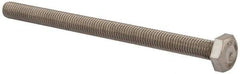 Value Collection - M10x1.50mm Metric Coarse, 140mm Length Under Head Hex Head Cap Screw - Fully Threaded, Grade 18-8 & Austenitic A2 Stainless Steel, Uncoated, 17mm Hex - Industrial Tool & Supply