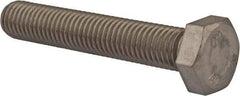 Value Collection - M12x1.75mm Metric Coarse, 70mm Length Under Head Hex Head Cap Screw - Fully Threaded, Grade 18-8 & Austenitic A2 Stainless Steel, Uncoated, 19mm Hex - Industrial Tool & Supply