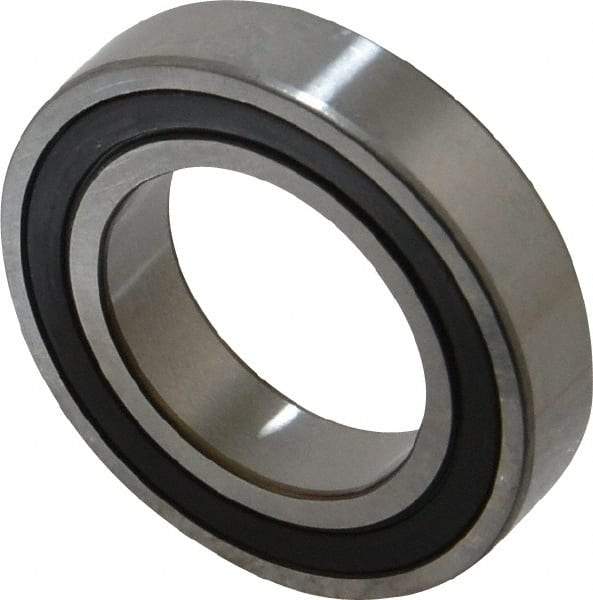 SKF - 25mm Bore Diam, 42mm OD, Double Seal Thin Section Radial Ball Bearing - 9mm Wide, 1 Row, Round Bore, 899 Lb Static Capacity, 1,490 Lb Dynamic Capacity - Industrial Tool & Supply