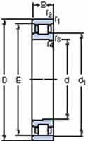 SKF - Radial Ball Bearings; Type: High Temperature Deep Groove ; Style: Double Shield ; Bore Diameter (mm): 25.00 ; Outside Diameter (mm): 47.00 ; Width (mm): 12.00 ; Flange Type: Without Flange - Exact Industrial Supply