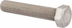 Value Collection - M24x3.00mm Metric Coarse, 130mm Length Under Head Hex Head Cap Screw - Fully Threaded, Grade 18-8 & Austenitic A2 Stainless Steel, Uncoated, 36mm Hex - Industrial Tool & Supply