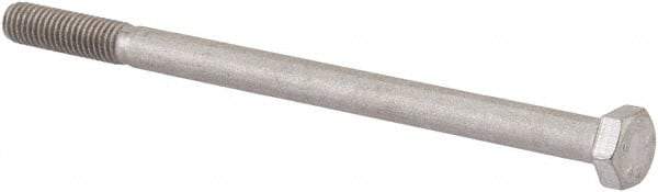 Value Collection - M5x0.80mm Metric Coarse, 80mm Length Under Head Hex Head Cap Screw - Partially Threaded, Grade 18-8 & Austenitic A2 Stainless Steel, Uncoated, 8mm Hex - Industrial Tool & Supply