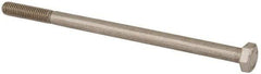 Value Collection - M6x1.00mm Metric Coarse, 110mm Length Under Head Hex Head Cap Screw - Partially Threaded, Grade 18-8 & Austenitic A2 Stainless Steel, Uncoated, 10mm Hex - Industrial Tool & Supply
