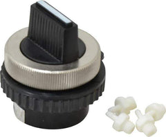 Norgren - 10-32 UNF Selector Valve - 3-Way, 3 Position, 0.03 CV Rate & Rotary Switch Detented - Industrial Tool & Supply