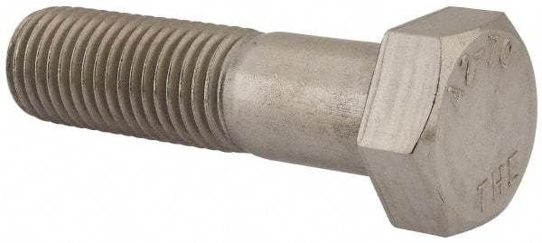 Value Collection - M24x3.00mm Metric Coarse, 90mm Length Under Head Hex Head Cap Screw - Partially Threaded, Grade 18-8 & Austenitic A2 Stainless Steel, Uncoated, 36mm Hex - Industrial Tool & Supply