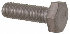 Value Collection - M4x0.70mm Metric Coarse, 12mm Length Under Head Hex Head Cap Screw - Fully Threaded, Grade 316 & Austenitic A4 Stainless Steel, Uncoated, 7mm Hex - Industrial Tool & Supply